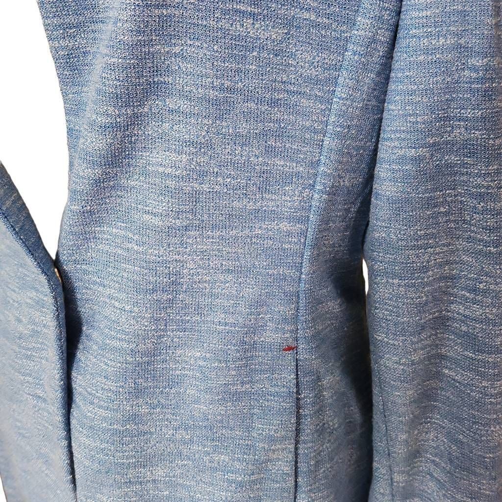Tommy Hilfiger Tommy Hilfiger Ladies Size 8 Blue Snap-Front Blazer Jacket Size M / US 6-8 / IT 42-44 - 3 Thumbnail