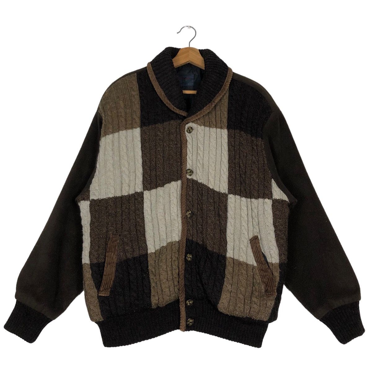 Japanese Brand 🔥Vtg Bomber Jacket Bicolman Tartan Design Issey Miyake Size US M / EU 48-50 / 2 - 1 Thumbnail