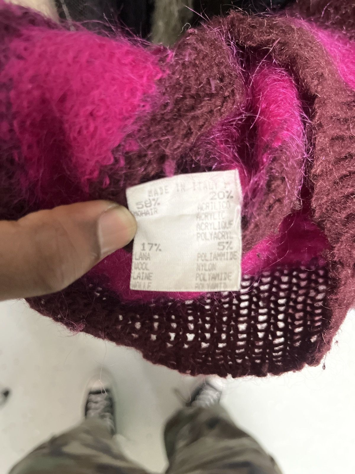 Maison Margiela Maison Margiela 'Miss Deanna' Striped Mohair