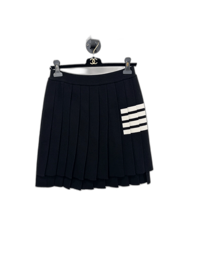 Thom Browne Thom Browne Wool Knit Mini Skirt Size 38" / US 16 / IT 52 - 1 Thumbnail