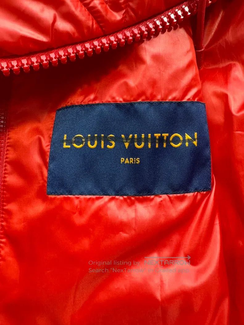 Louis Vuitton Louis Vuitton Red listing three-flower down jacket Size US M / EU 48-50 / 2 - 6 Thumbnail