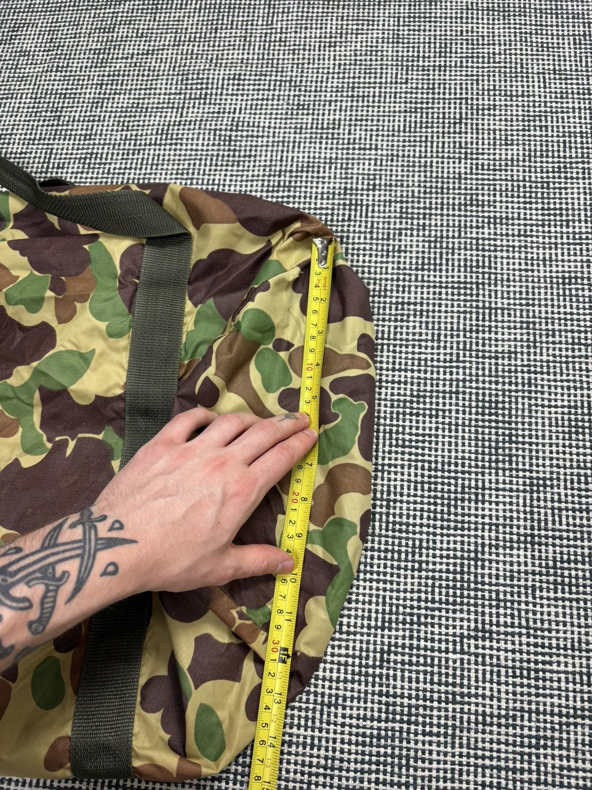 Eastpak vintage made in usa eastpak made in usa frog camo duffle bag Size ONE SIZE - 6 Thumbnail