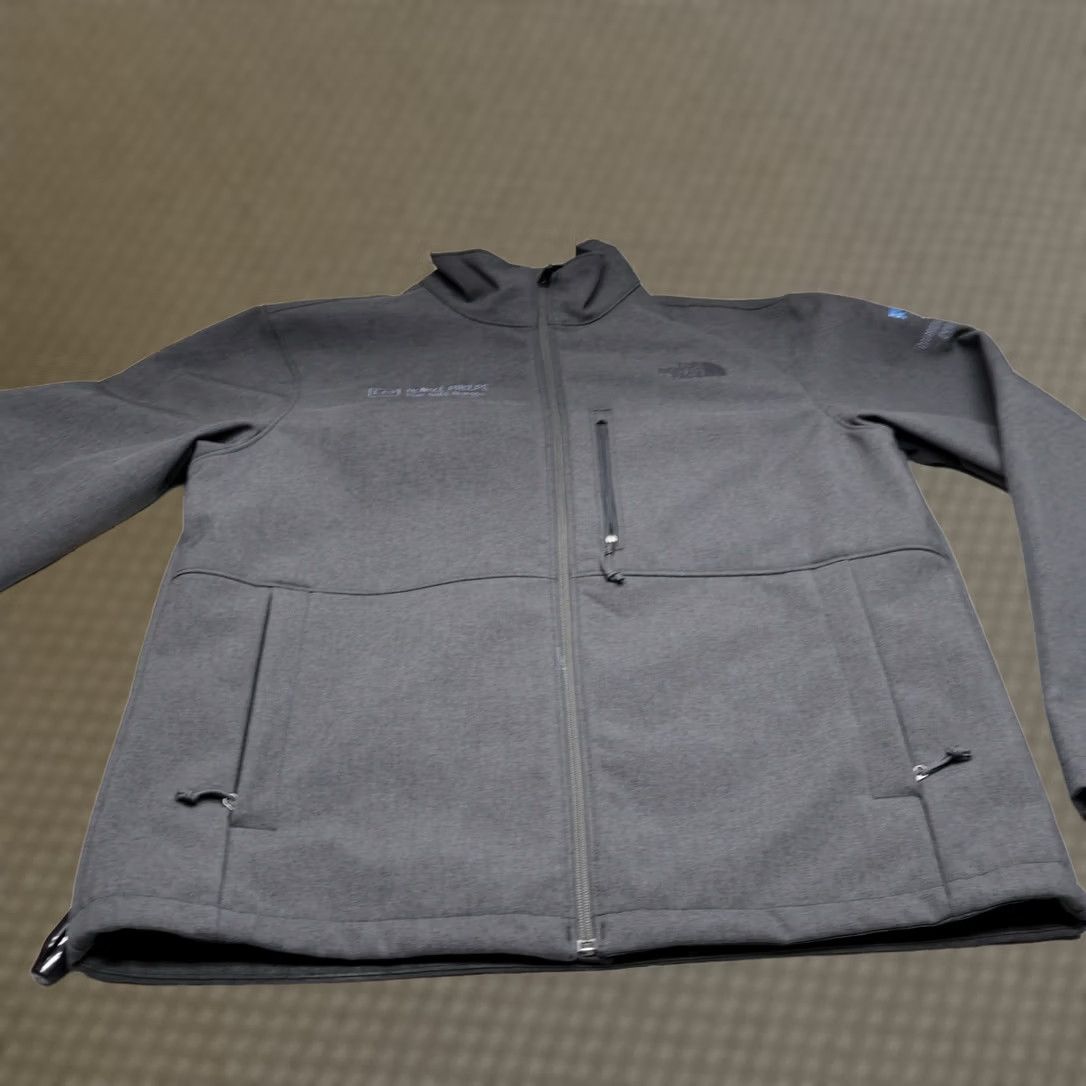 The North Face The North Face Jacket Men L Gray Apex Bionic Windwall Softshell Zip Logo Pockets Full Zip Casual Windbreaker Size US L / EU 52-54 / 3 - 1 Thumbnail