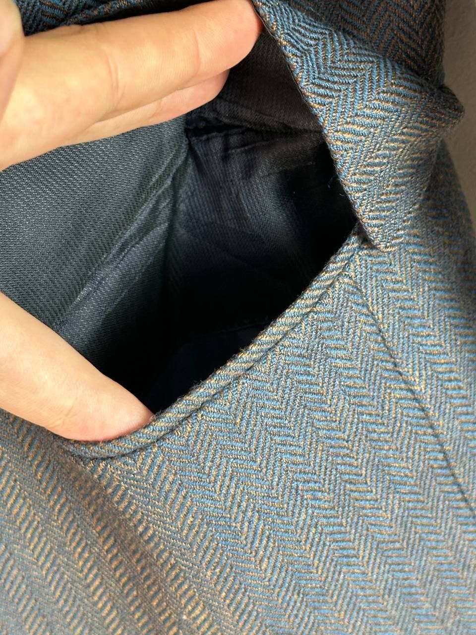 Ermenegildo Zegna Vintage Ermenegildo Zegna Blazer Wool Made in Switzerland Size 50R - 11 Thumbnail