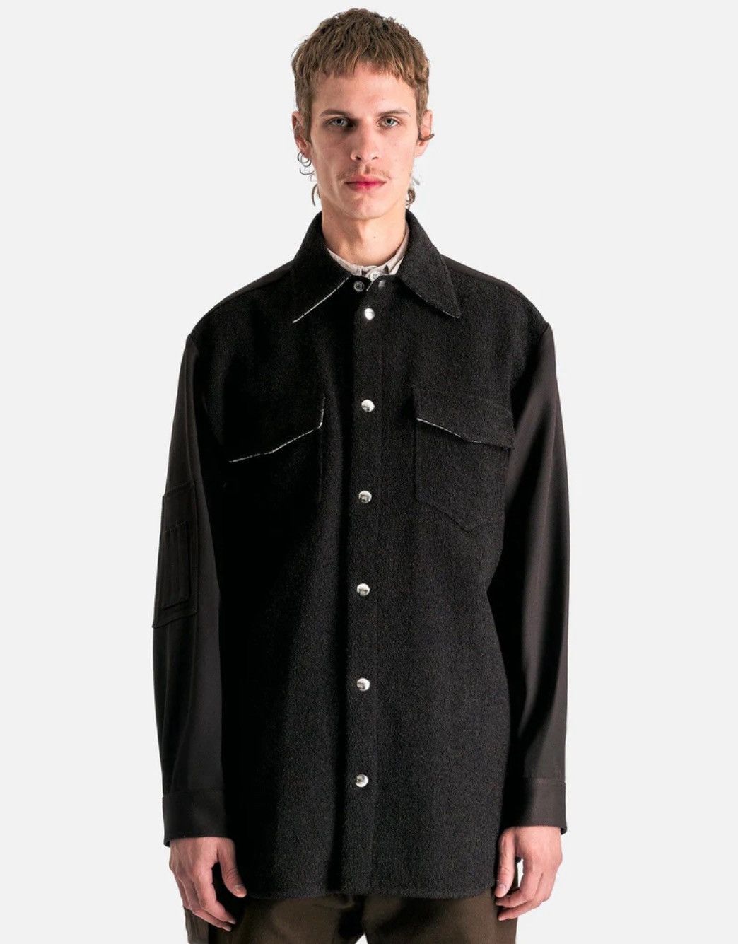 Namacheko New With Tags FW24-25 MA-1 Shirt in in Black Size US L / EU 52-54 / 3 - 6 Thumbnail