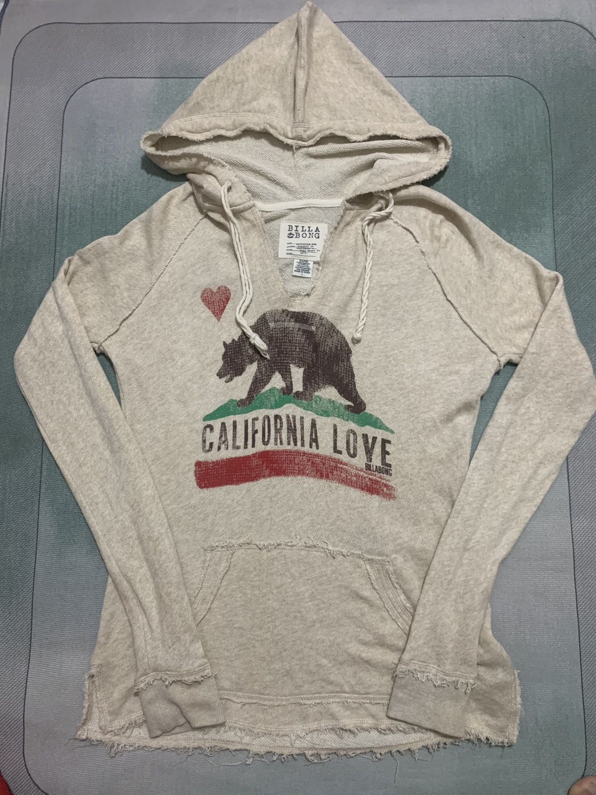 Billabong BILLABONG Women's Graphic Sweater Hoodie California Love L Size L / US 10 / IT 46 - 1 Thumbnail