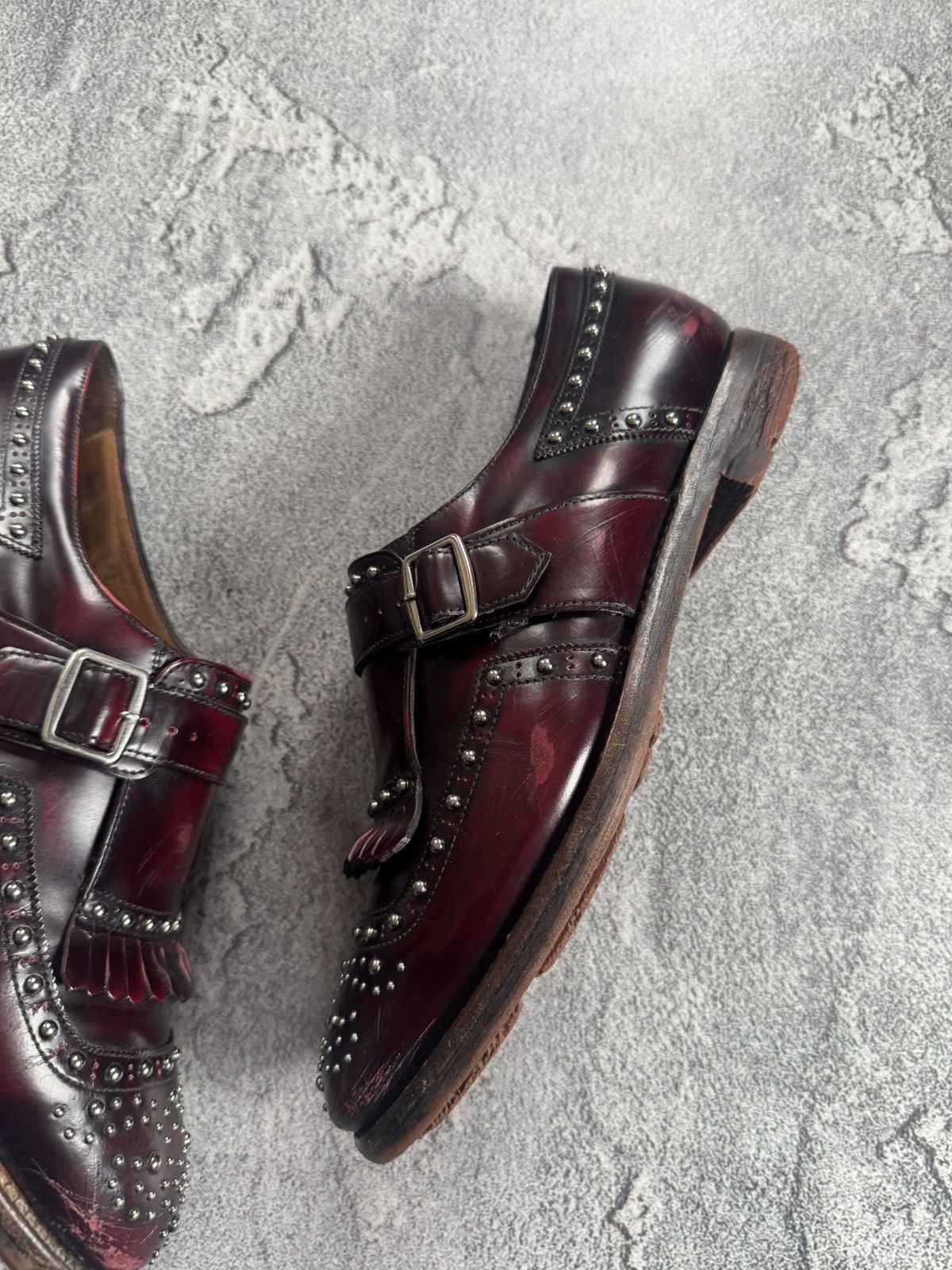 Church's Church’s Shanghai Leather Brogue Fringed Loafers monk shoes Size US 7.5 / IT 37.5 - 5 Thumbnail