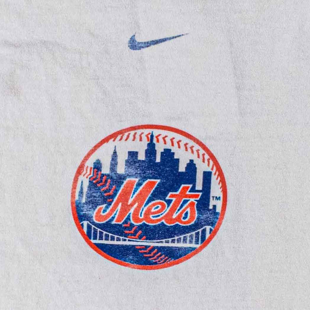 Nike Vintage New York Mets Nike Center Swoosh T-Shirt Y2K Logo Size US XL / EU 56 / 4 - 22 Thumbnail