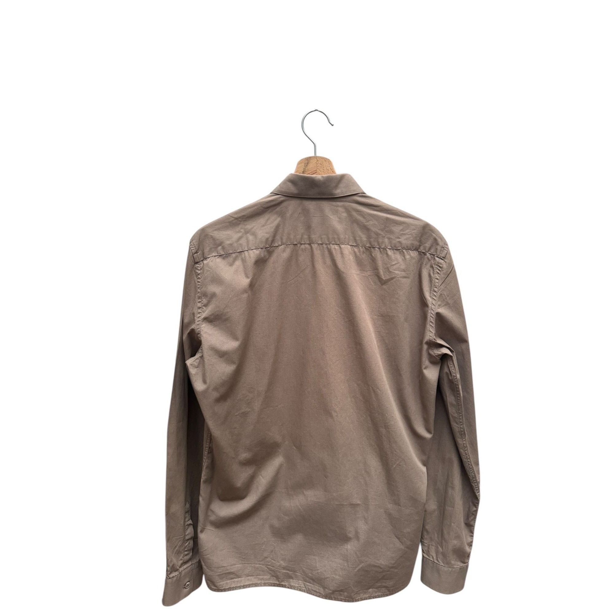 Raf Simons Beige/Kaki Button-Up Shirt Size US L / EU 52-54 / 3 - 3 Thumbnail