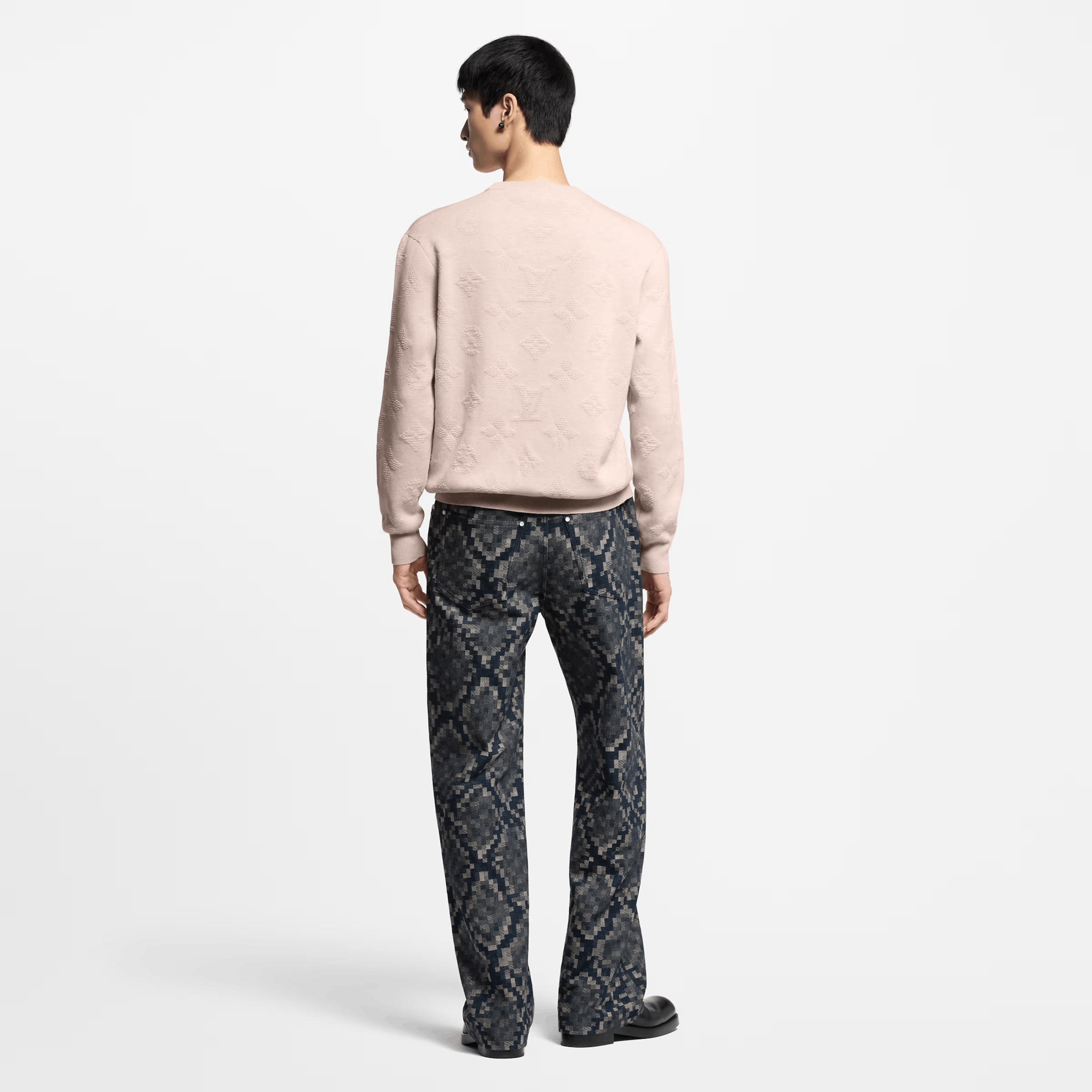 Louis Vuitton Monogram Embossed Jumper Size US L / EU 52-54 / 3 - 2 Thumbnail