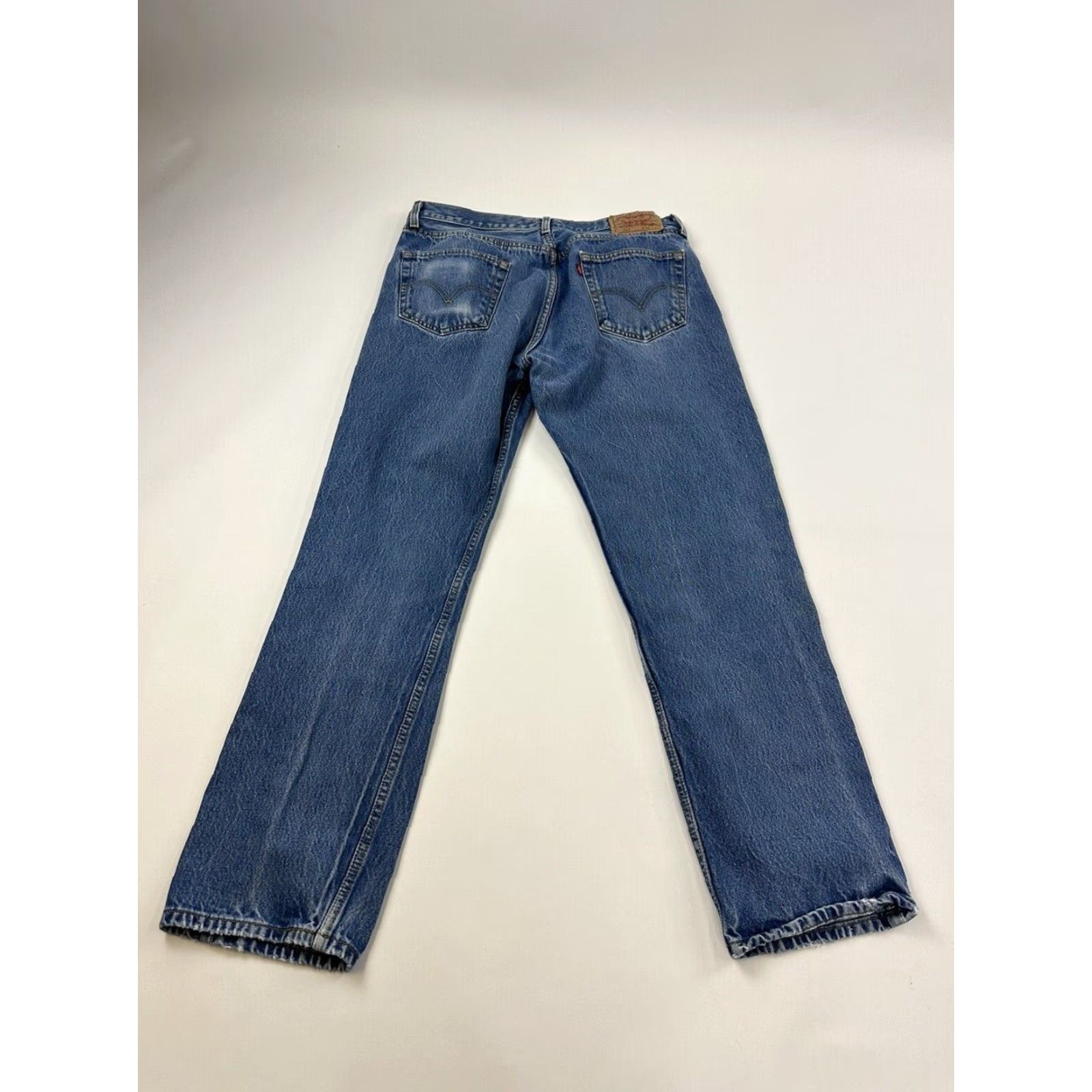 Levi's VINTAGE Levi’s 501 Jeans Mens 34x30 Blue Tagged 36x34 Not Redline Straight Cotton Jeans Mens Blue 501 Style 34 Size US 30 / EU 46 - 2 Thumbnail