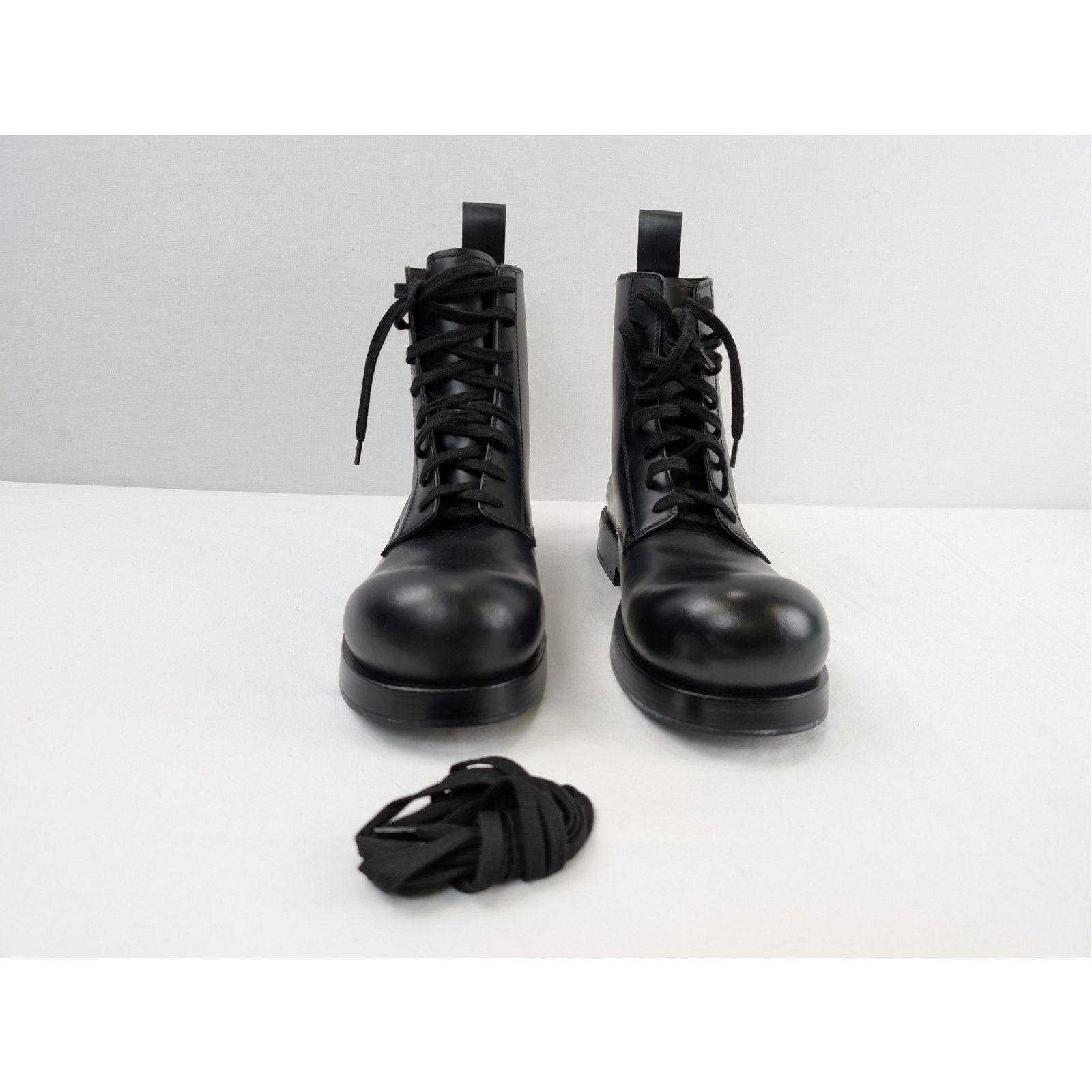 Bottega Veneta o1rshd1 Tokyo Brush Calf Rubber Ankle Boots in Black Size US 10 / EU 43 - 8 Thumbnail