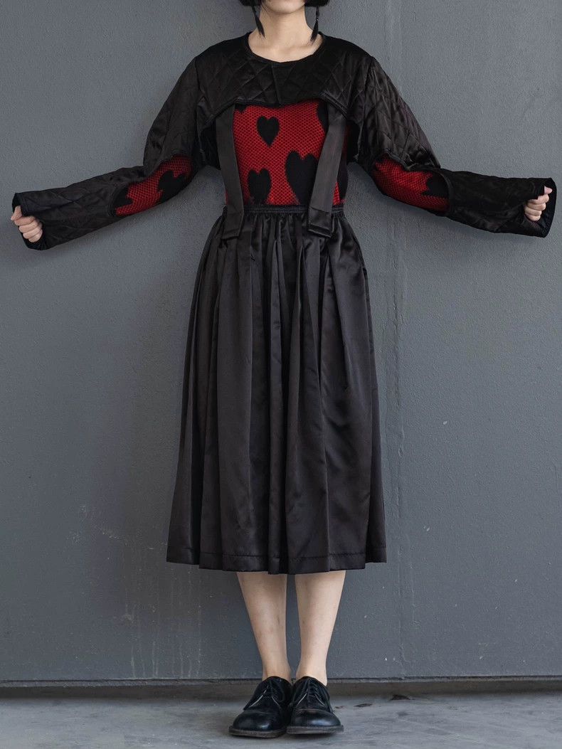 Comme des Garcons COMME des GARCONS Satin Quilted Dress - dmc Size US 30 / EU 46 - 1 Thumbnail