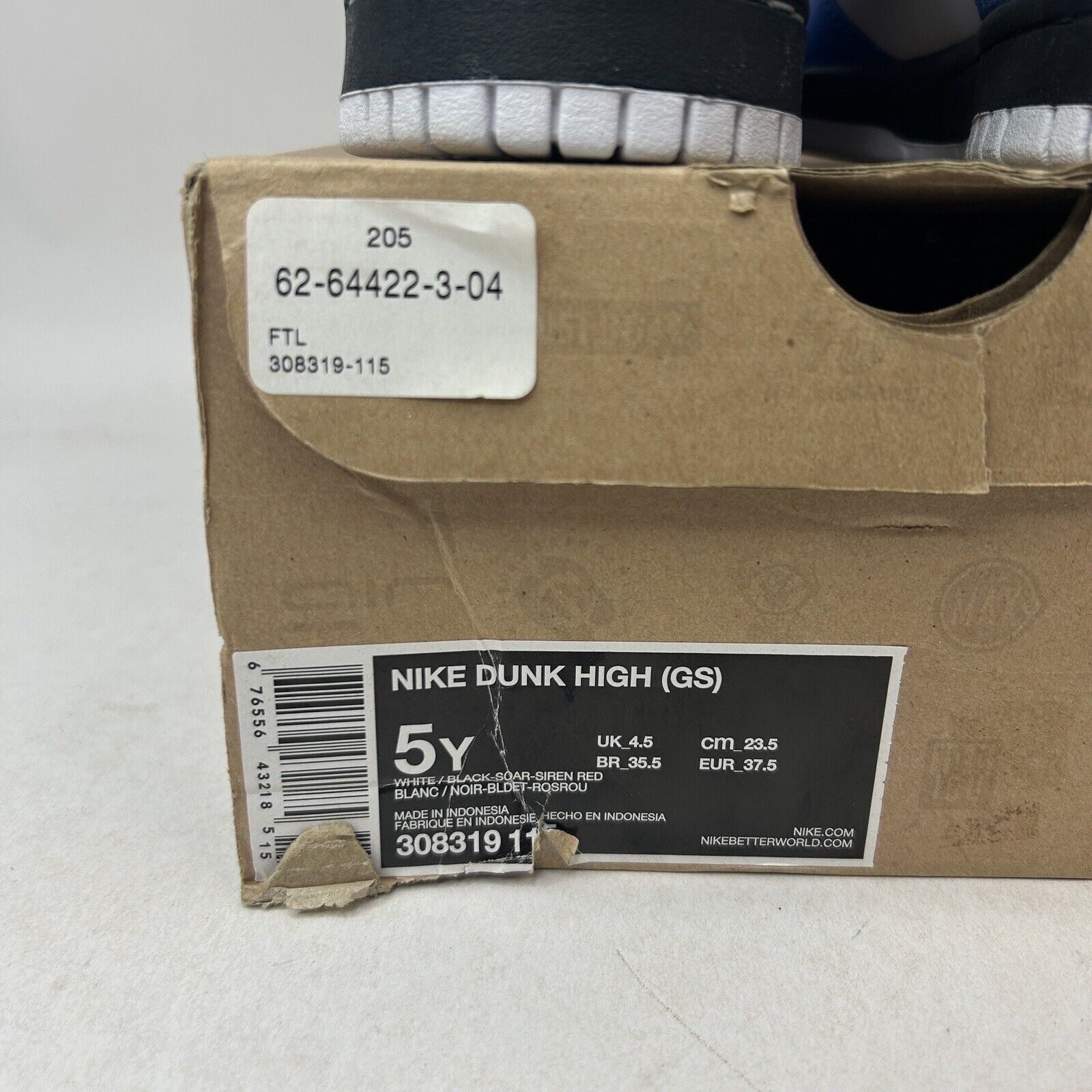 Nike Nike Dunk High GS “White Soar” 2024 Size US 6.5 / IT 36.5 - 5 Thumbnail