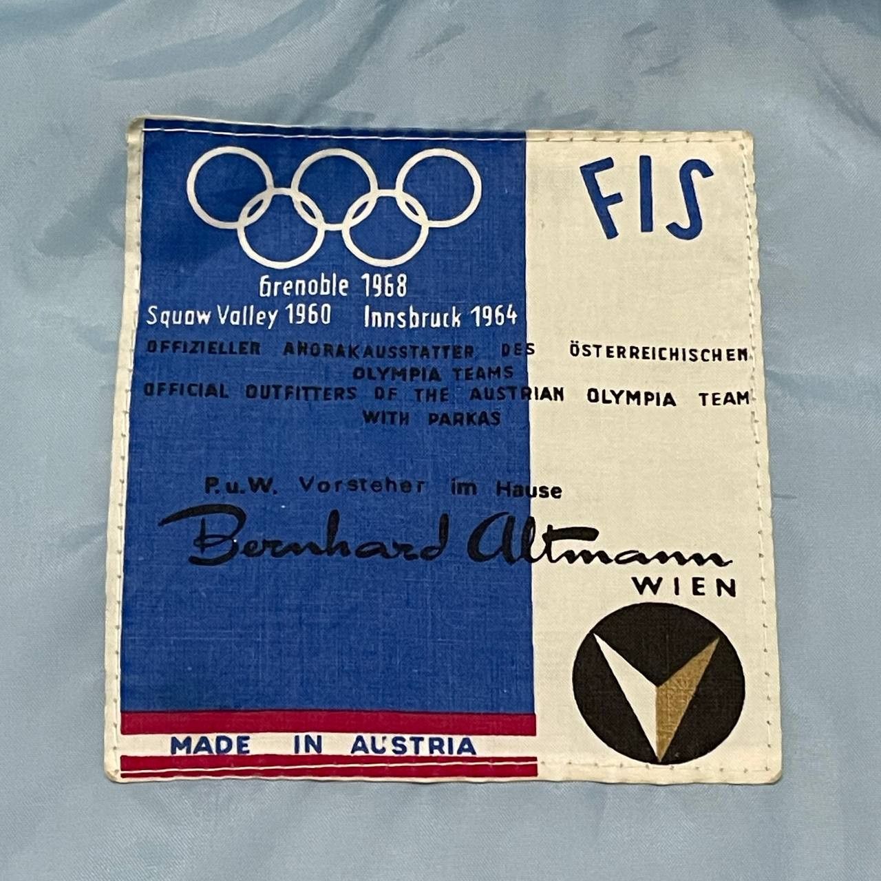 USA Olympics Vintage 1968 Olympics Grenoble Nylon Jacket Size US M / EU 48-50 / 2 - 11 Thumbnail
