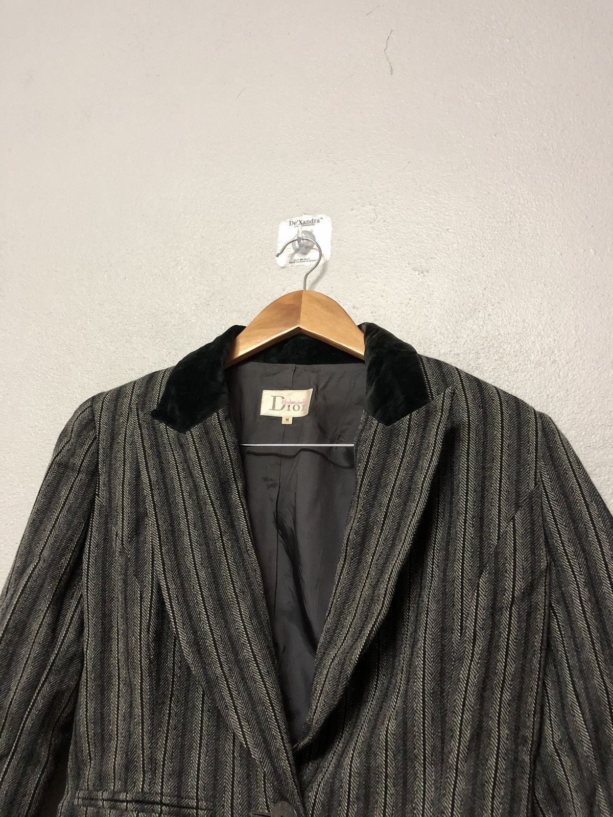 Dior Christian Dior Mademoiselle Pinstripe Wool Blazer Size M / US 6-8 / IT 42-44 - 4 Thumbnail