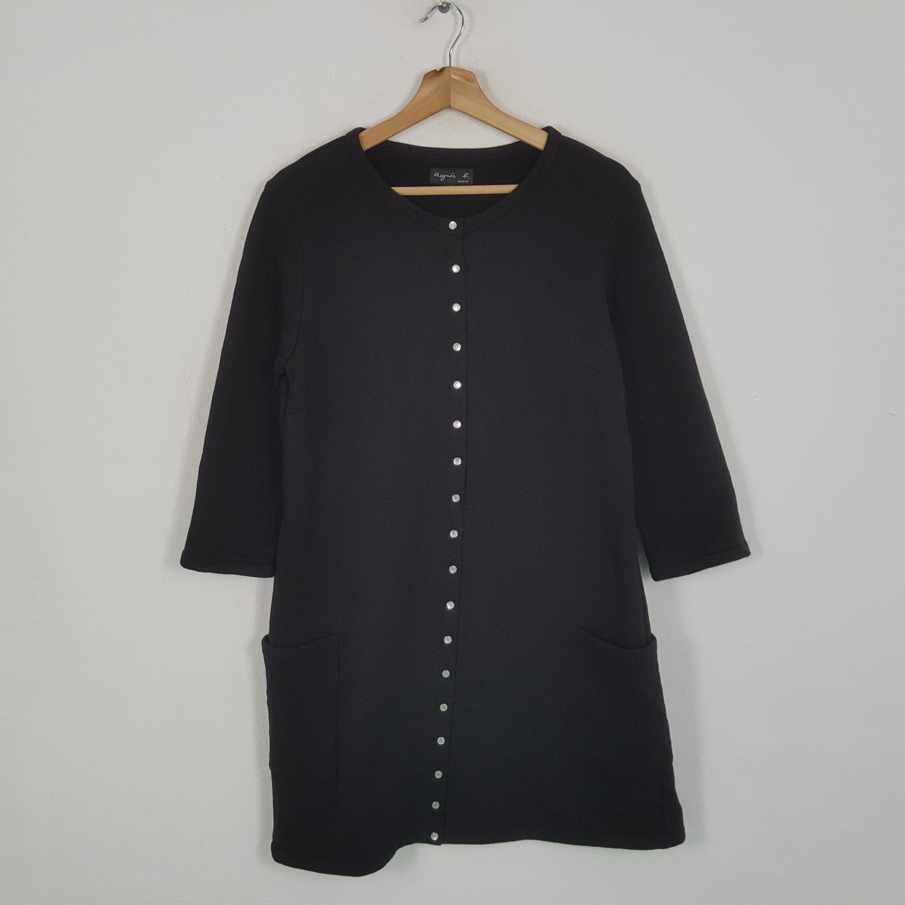 Designer × Vintage × agnes b. Vintage AGNES B. France Fashion Brand LongJacket Size S / US 4 / IT 40 - 1 Thumbnail