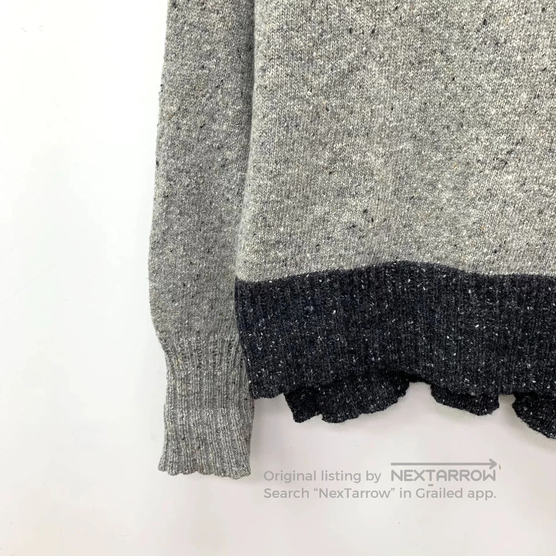 Thom Browne thom browne gray crewneck wool sweater. Size US M / EU 48-50 / 2 - 4 Thumbnail