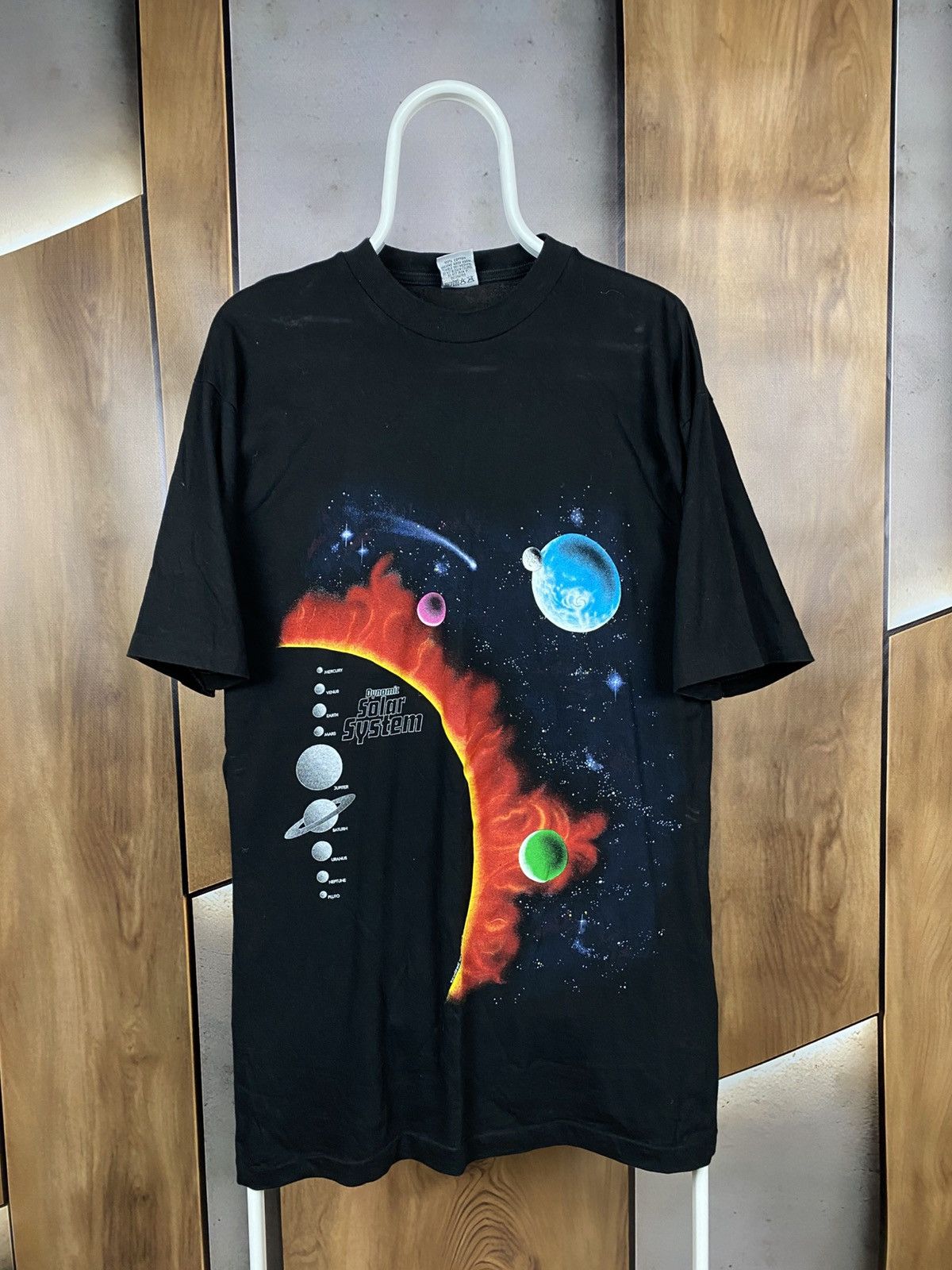 Vintage 🪐Vintage 1990 T-Shirt Dynamic Solar System Planet VTG Tee🪐 Size US XL / EU 56 / 4 - 1 Thumbnail