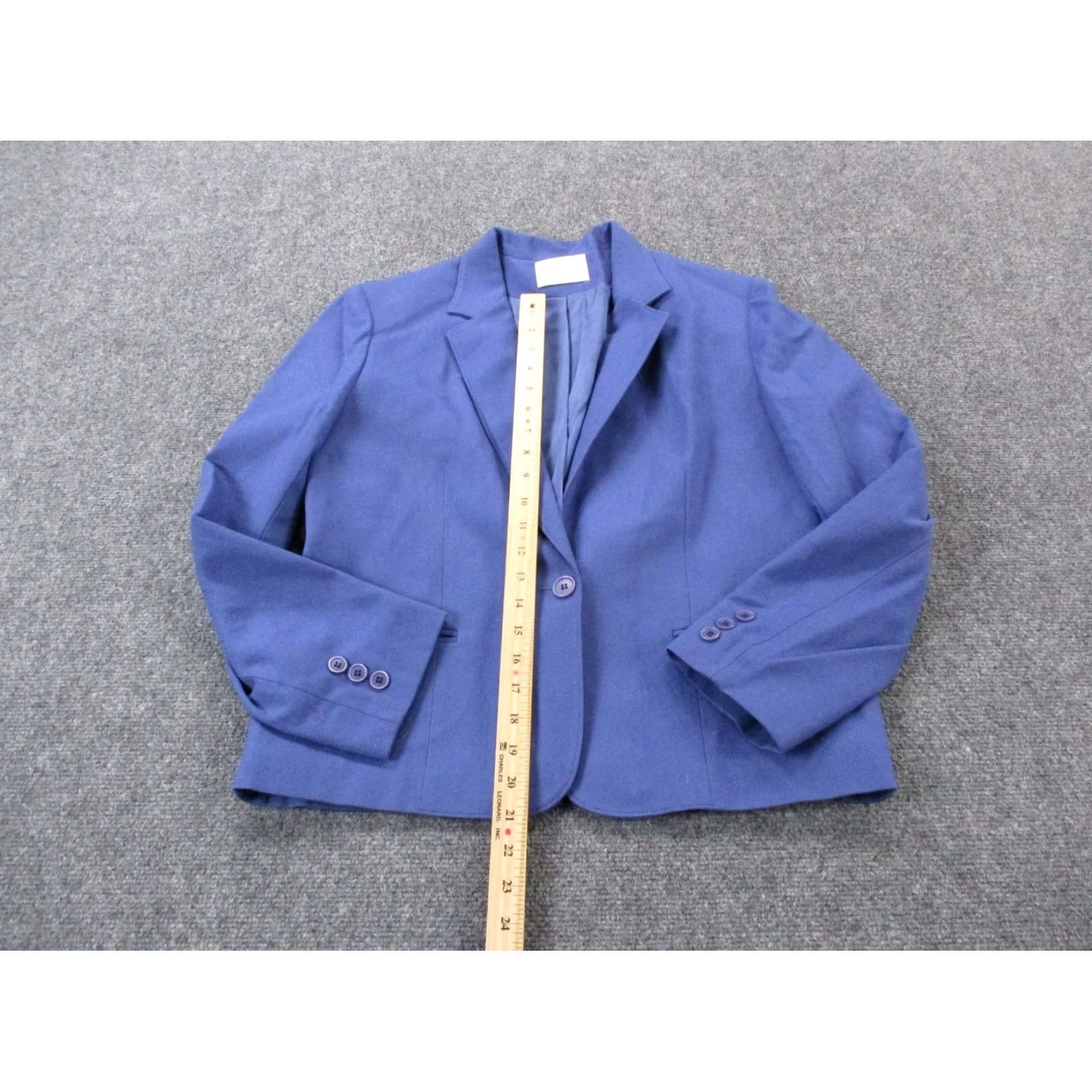 Pendleton Pendleton Jacket Womens 14 Blue Virgin Wool Sports Coat Blazer Woolen Mills USA Size XL / US 12-14 / IT 48-50 - 3 Thumbnail