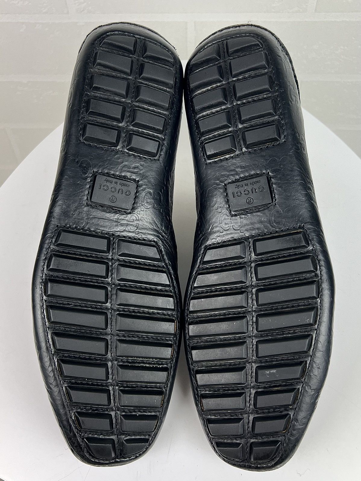 Gucci GUCCI Loafers Leather Shoes HORSEBIT Bamboo GG Monogram Logo Size US 8 / EU 41 - 12 Thumbnail