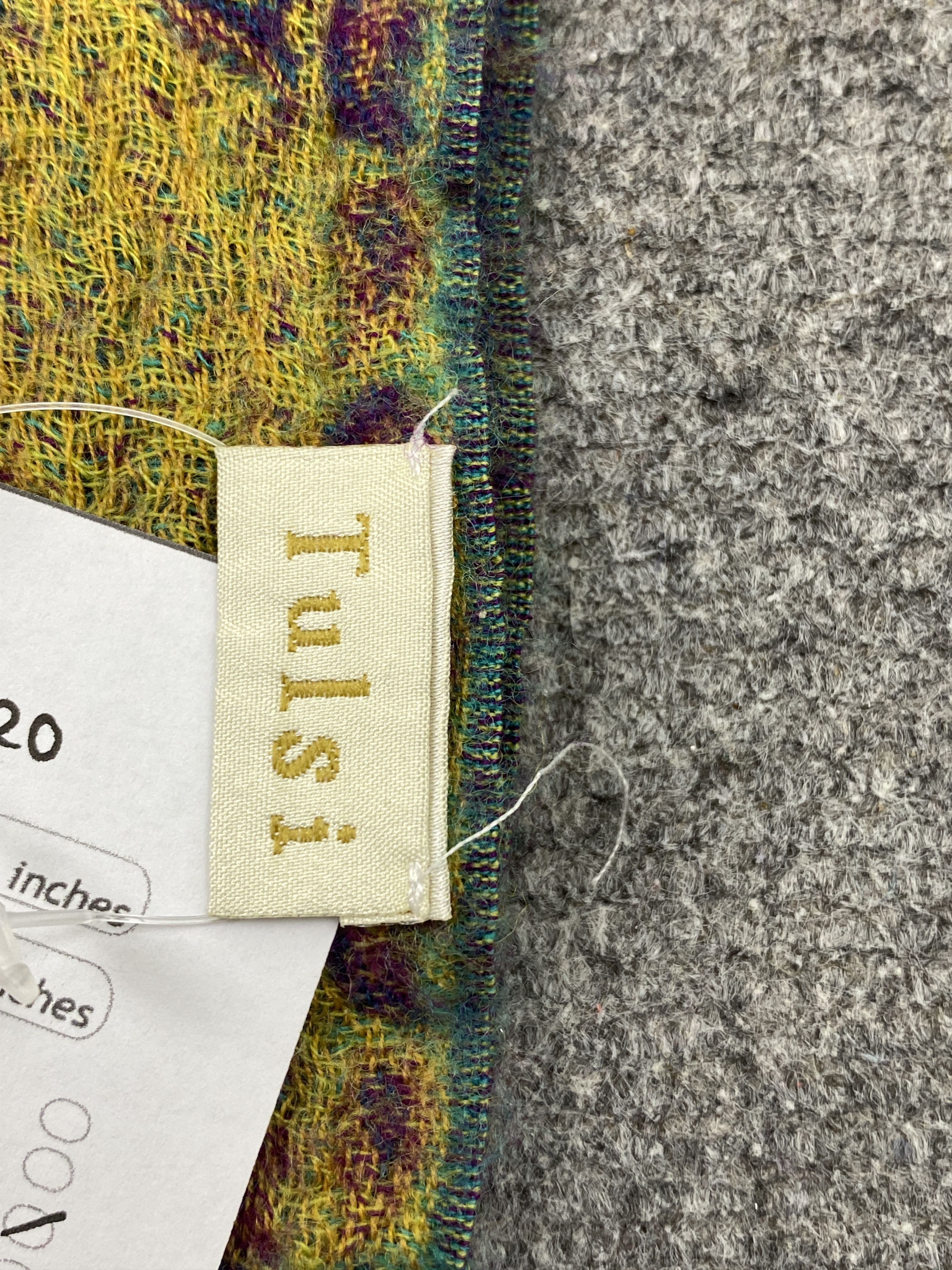 Japanese Brand Tulsi Japan Made Colourfull Paisley Scarf Neckwear SC0220 Size ONE SIZE - 7 Thumbnail