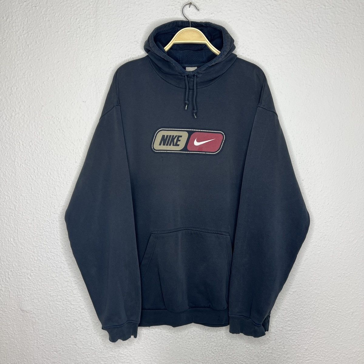 Vintage Faded Navy Nike Hoodie popular