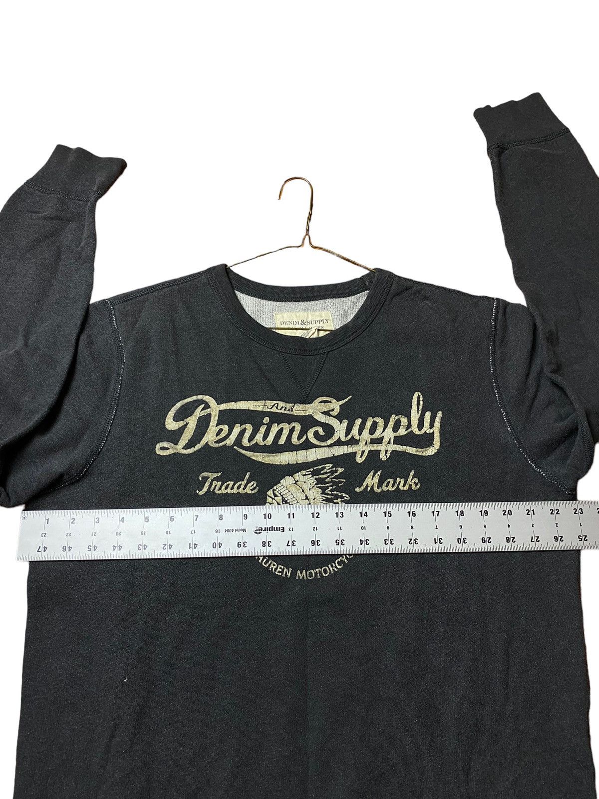 Denim & Supply Ralph Lauren × Polo Ralph Lauren × Vintage Vintage Denim Supply Ralph Lauren Motorcycle Club Crewneck Size US L / EU 52-54 / 3 - 7 Thumbnail