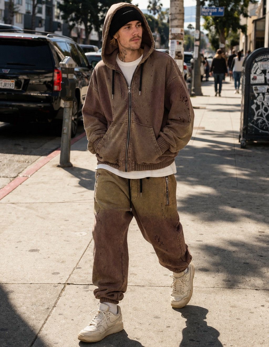 Diesel DIESEL DESTROY THRASHED HOODIE FULLSET JOGGER Size US L / EU 52-54 / 3 - 1 Thumbnail