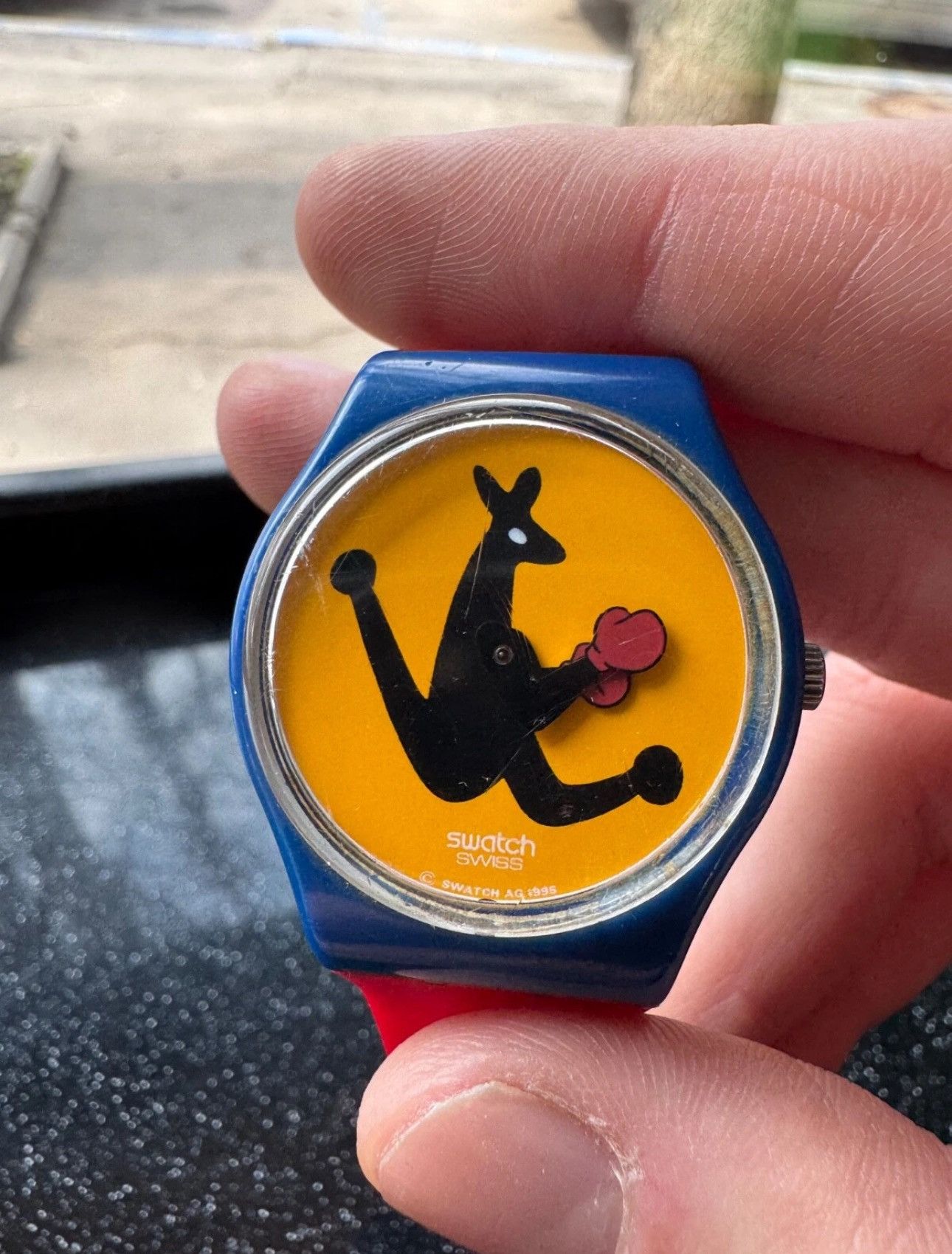 Swatch Swatch Watch Boxing 1996 Kangaroo Red Swiss Limited Edition Size ONE SIZE - 4 Thumbnail