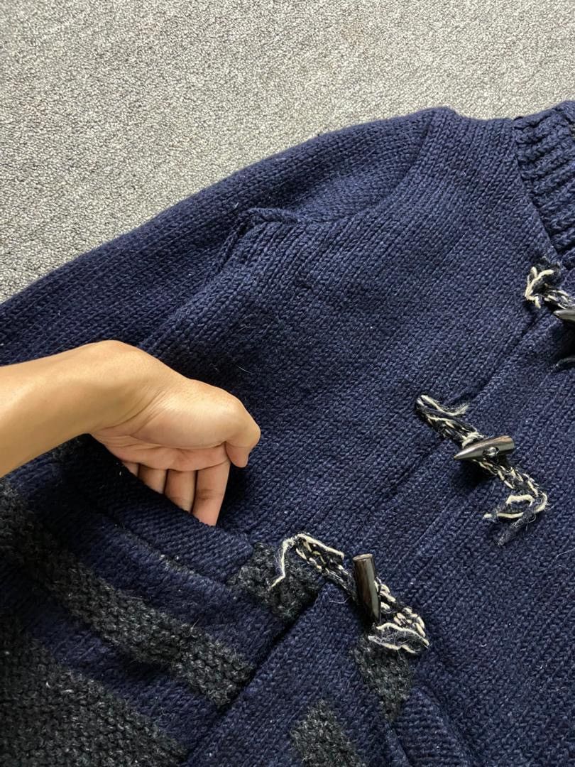 Japanese Brand R.N.A Japanese Brand Knitted Duffle Coat (188) Size US XS / EU 42 / 0 - 10 Thumbnail