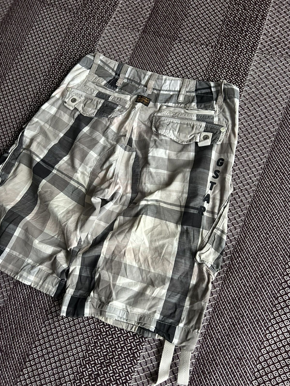 G-Star G-star Raw Denim FB Rovic Belt Loose 1/2 Shorts Streetwear Size US 31 - 2 Thumbnail