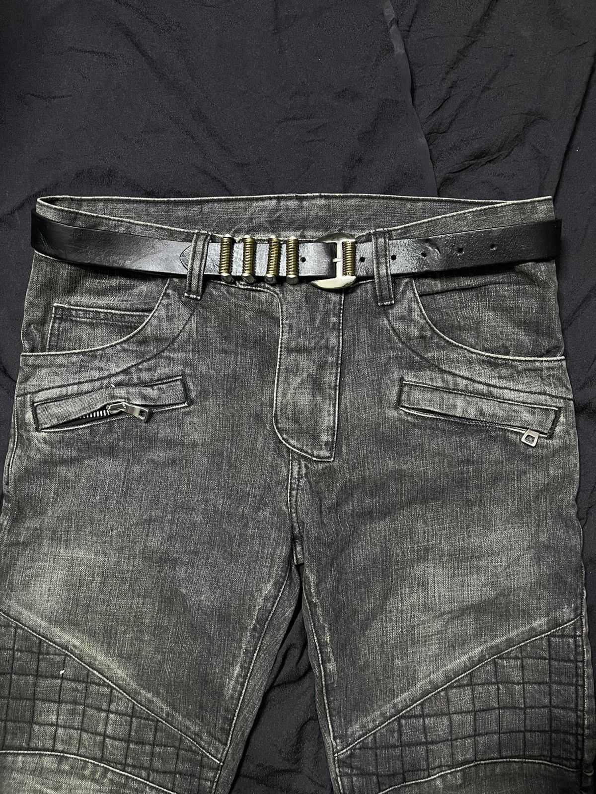 Japanese Brand Vintage unknwn spring belt leather balmain style Size ONE SIZE - 4 Thumbnail