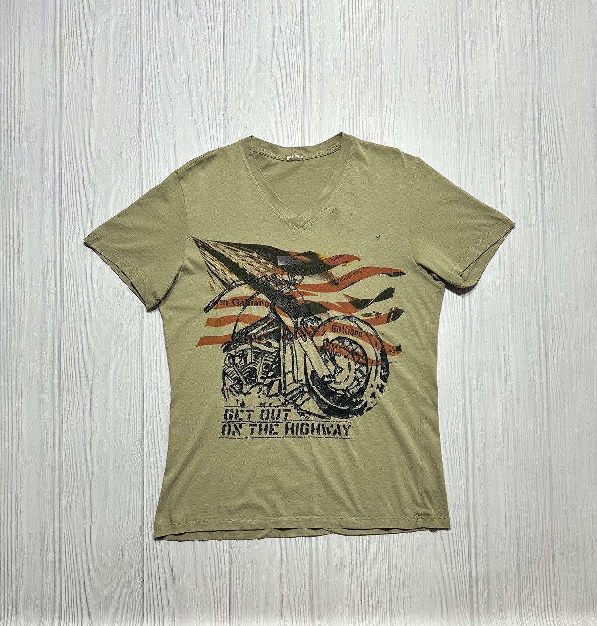 Vintage Galliano Get Out On The Highway T-Shirt