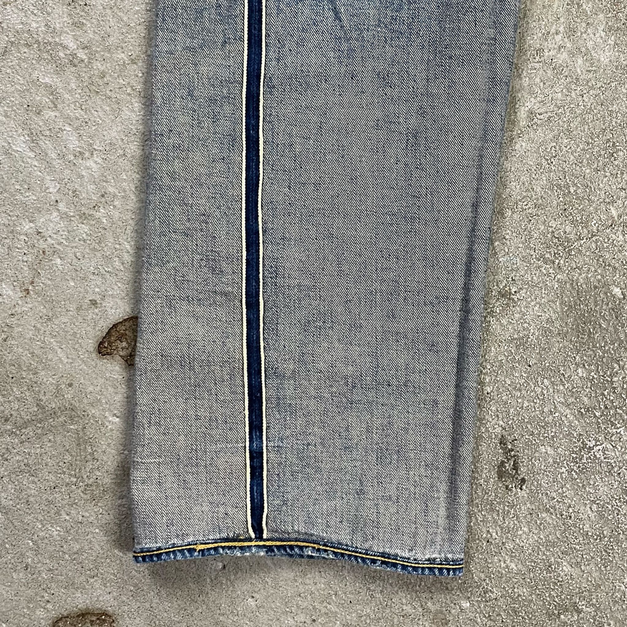 Levi's Levi's 501xx Made in USA Selvedge Buckle Blue Jeans Size US 32 / EU 48 - 10 Thumbnail