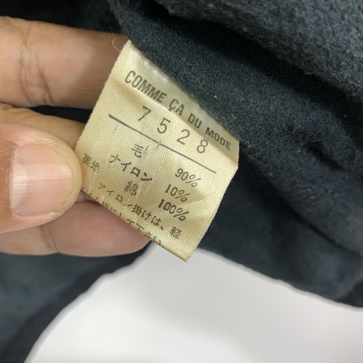 Comme Ca Ism × Designer × Japanese Brand VINTAGE JAPANESE BRAND COMME CA DU MODE WOOL JACKET Size US M / EU 48-50 / 2 - 13 Thumbnail