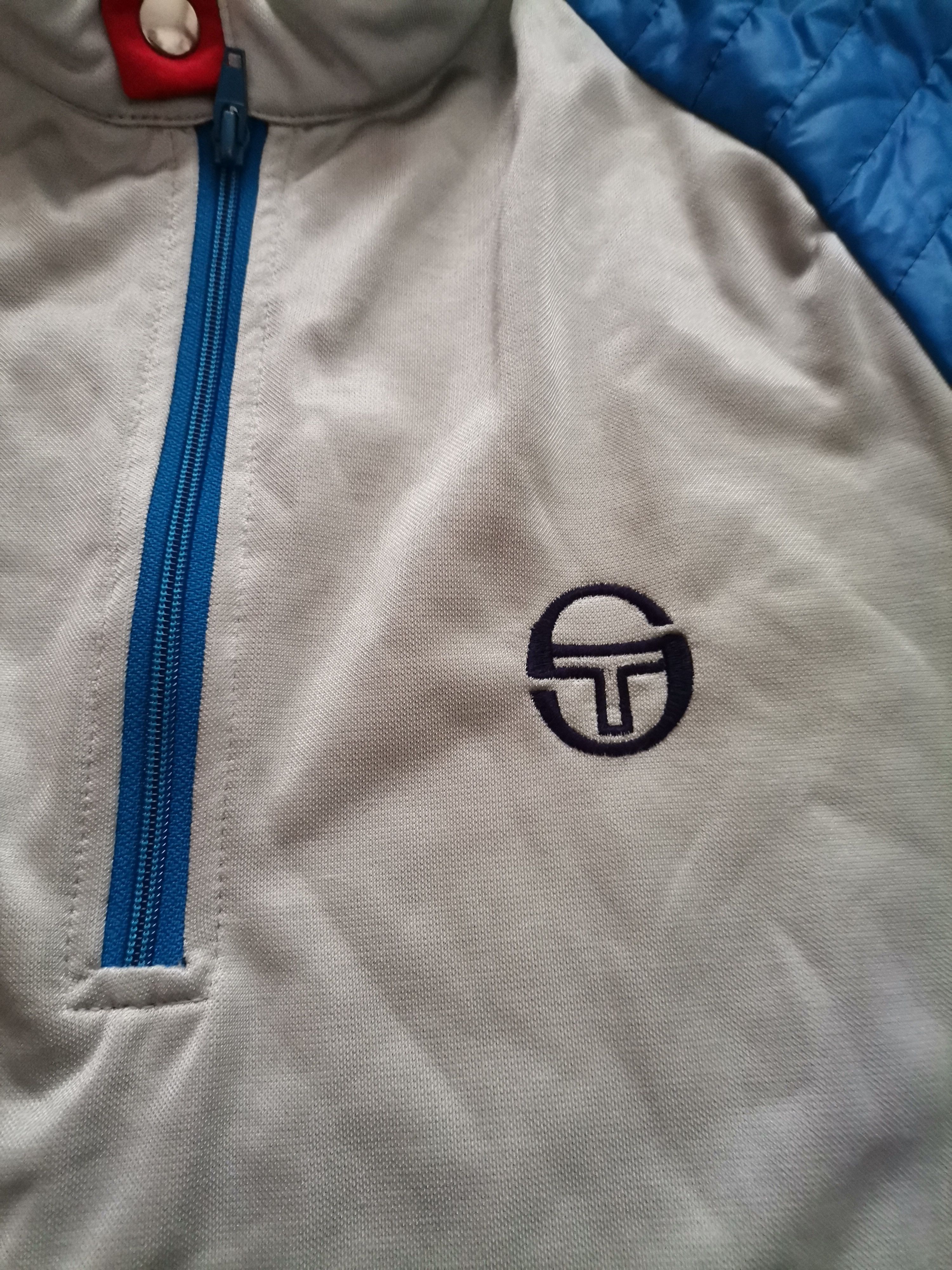 Sergio Tacchini Vintage Sergio Tacchini Quarter Zip Track Jacket Size US L / EU 52-54 / 3 - 2 Thumbnail