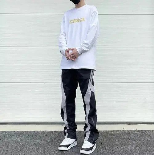 Handmade Bag Side Zipper Baggy SweatPants Size US 28 / EU 44 - 3 Thumbnail
