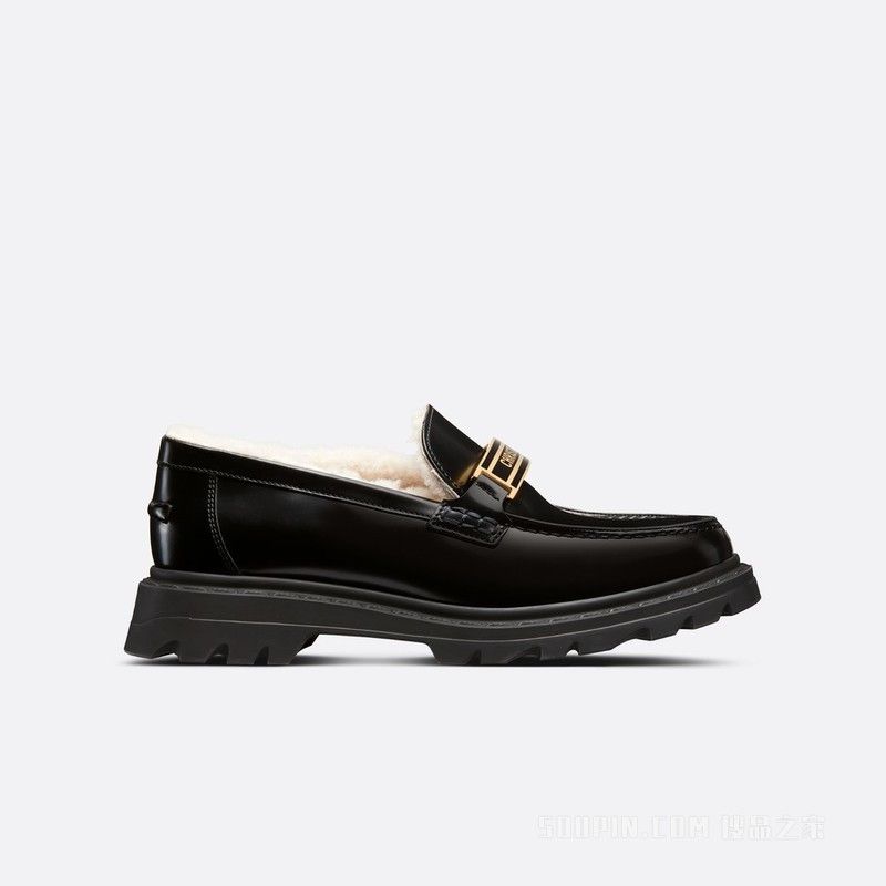 image of Dior O1Bcso1Str0224 Loafer In Black, Women's (Size 9)