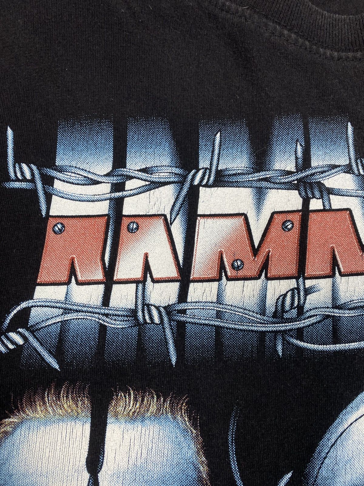 Band Tees Rammstein Double-Sided Graphic Band T-Shirt Vintage Y2K Size US L / EU 52-54 / 3 - 7 Thumbnail