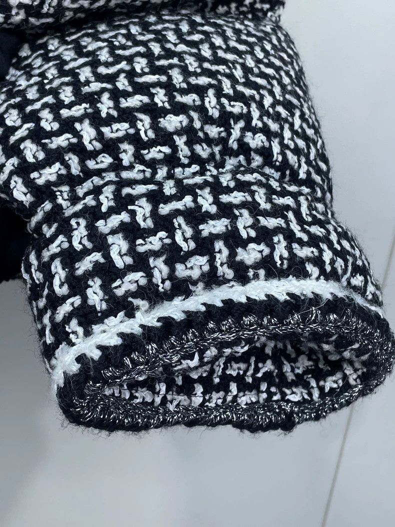 Chanel Chanel Black and White Puffer Jacket -2505 Size US S / EU 44-46 / 1 - 7 Thumbnail