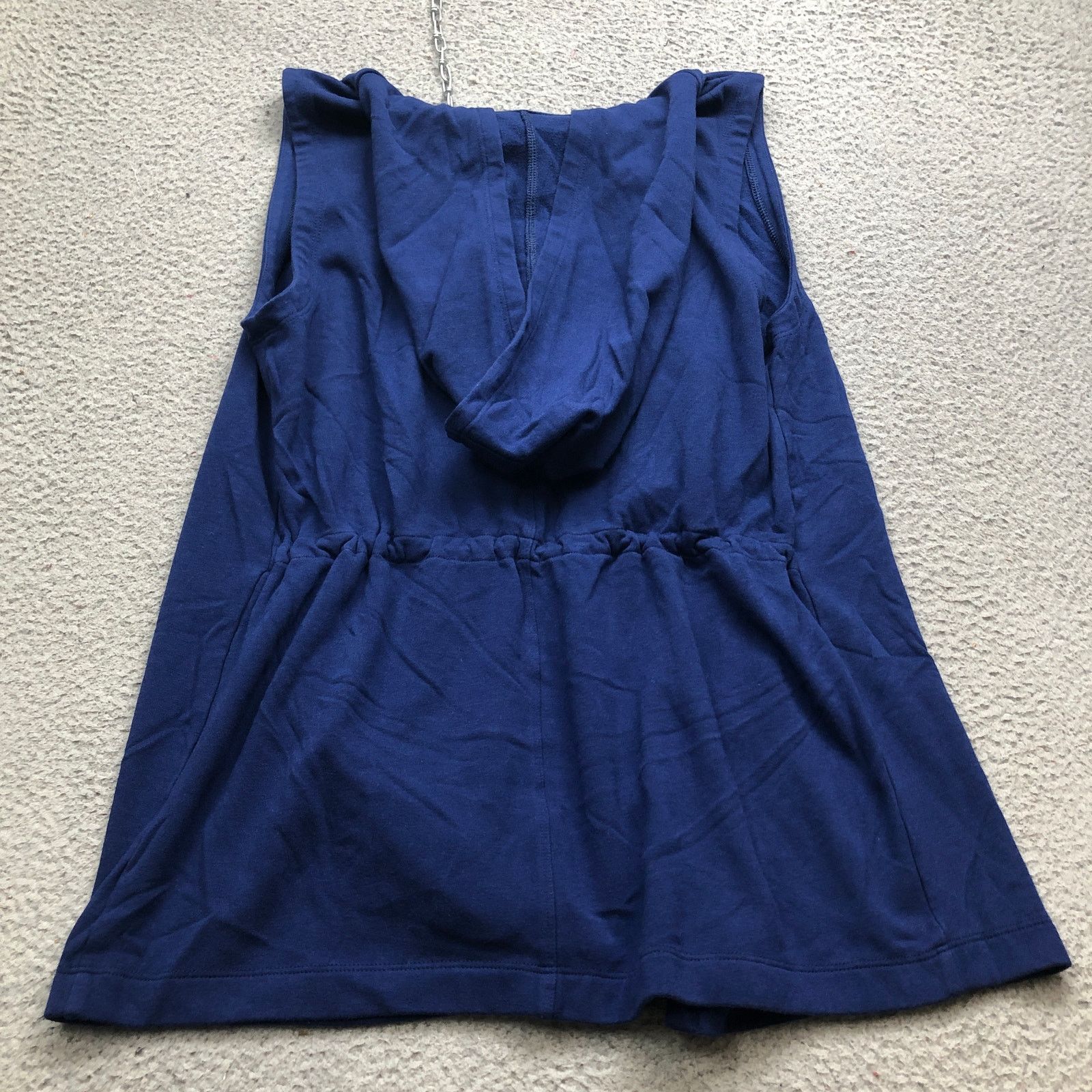 Fabletics Fabletics Hannah Vest Cardigan Hooded Womens XS Blue Fleece Size XS / US 0-2 / IT 36-38 - 4 Thumbnail