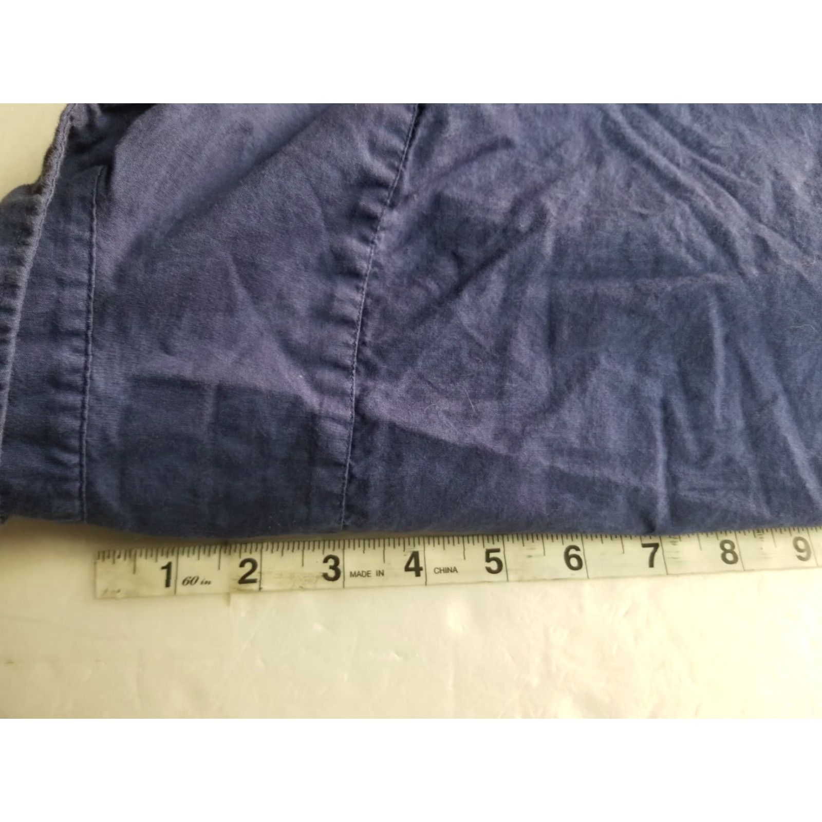 Vintage Thomas Dean & Co. Dress Shirt Mens Size M Blue Long Sleeve Button Up Collared Solid Regular Vintage No Size 40R - 5 Thumbnail