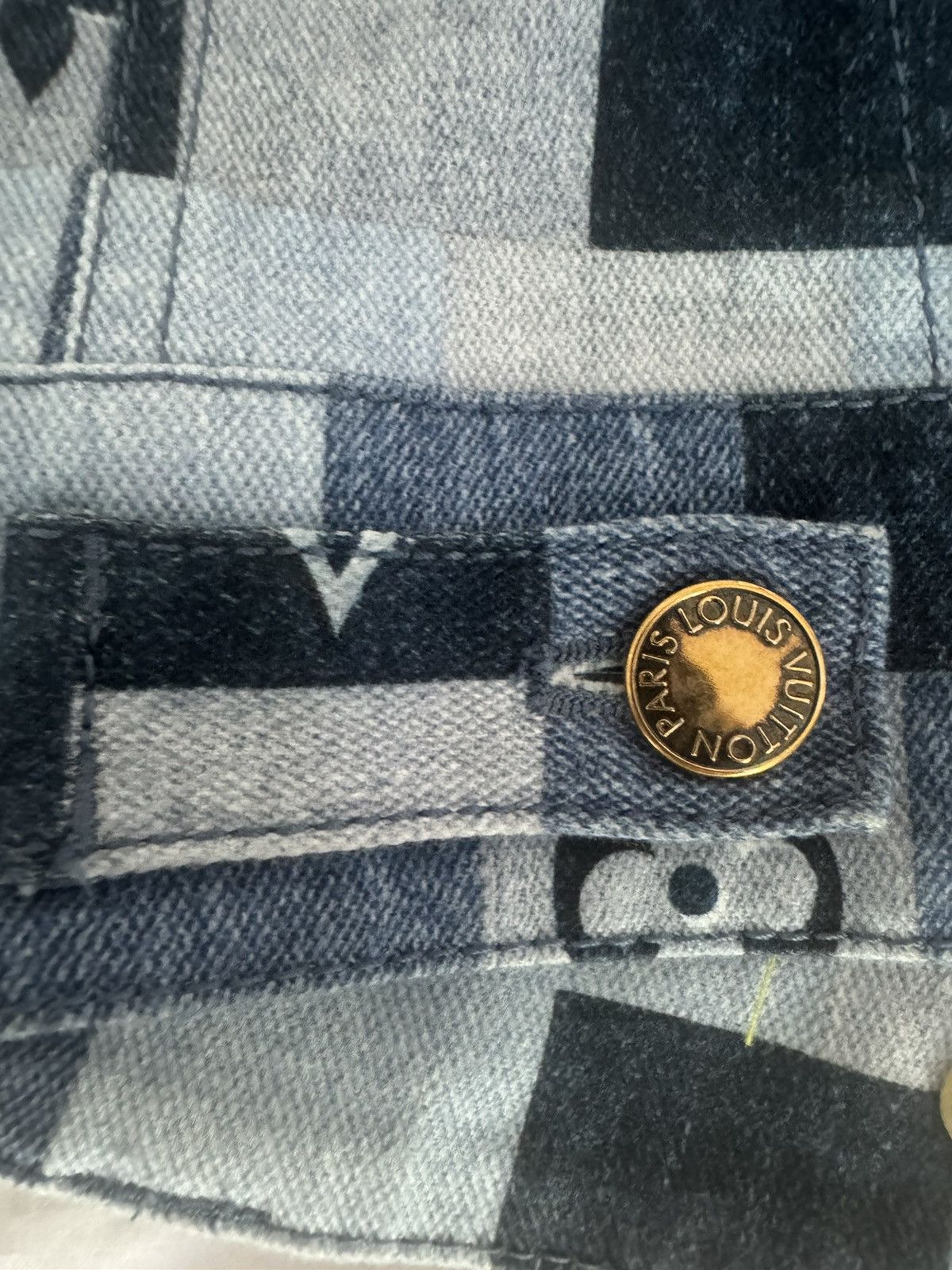 Louis Vuitton Louis Vuitton Damier Denim Jacket Size XXS / US 00 / IT 34 - 4 Thumbnail