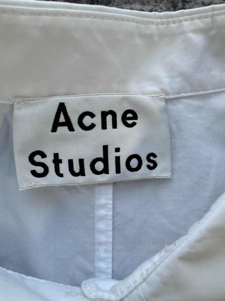 Acne Studios Acne Studios White Pocket Short Sleeve Shirt Size 4XL / US 24-26 - 3 Thumbnail