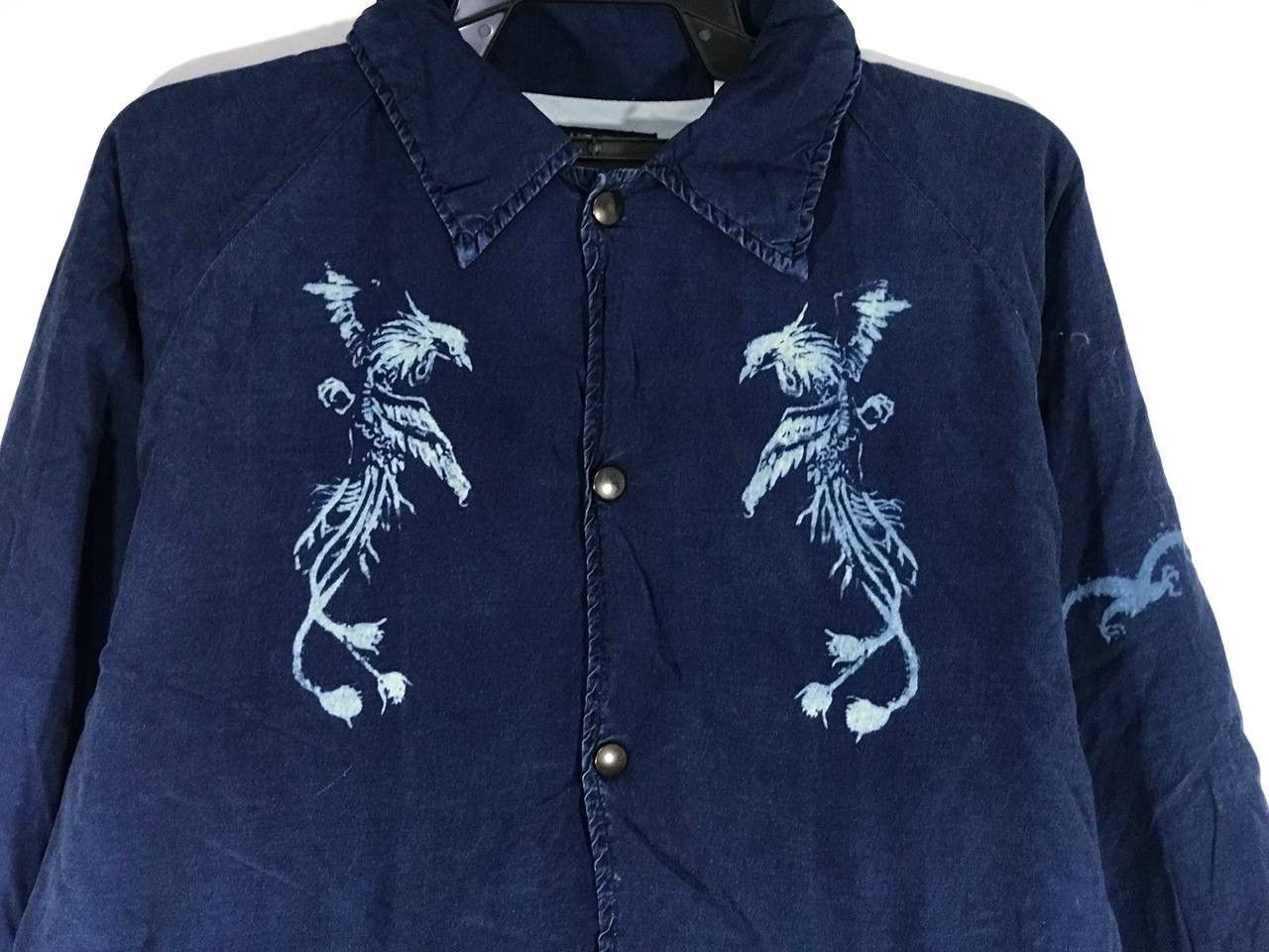 Blue Blue Japan Vintage indigo blue blue japan sukajan style phoenix Size US L / EU 52-54 / 3 - 5 Thumbnail
