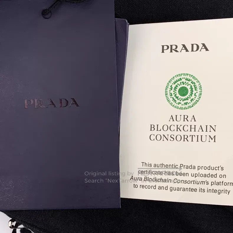 Prada Prada Black triangle cotton lapel single-breasted long-sle Size US XXS / EU 40 - 9 Thumbnail