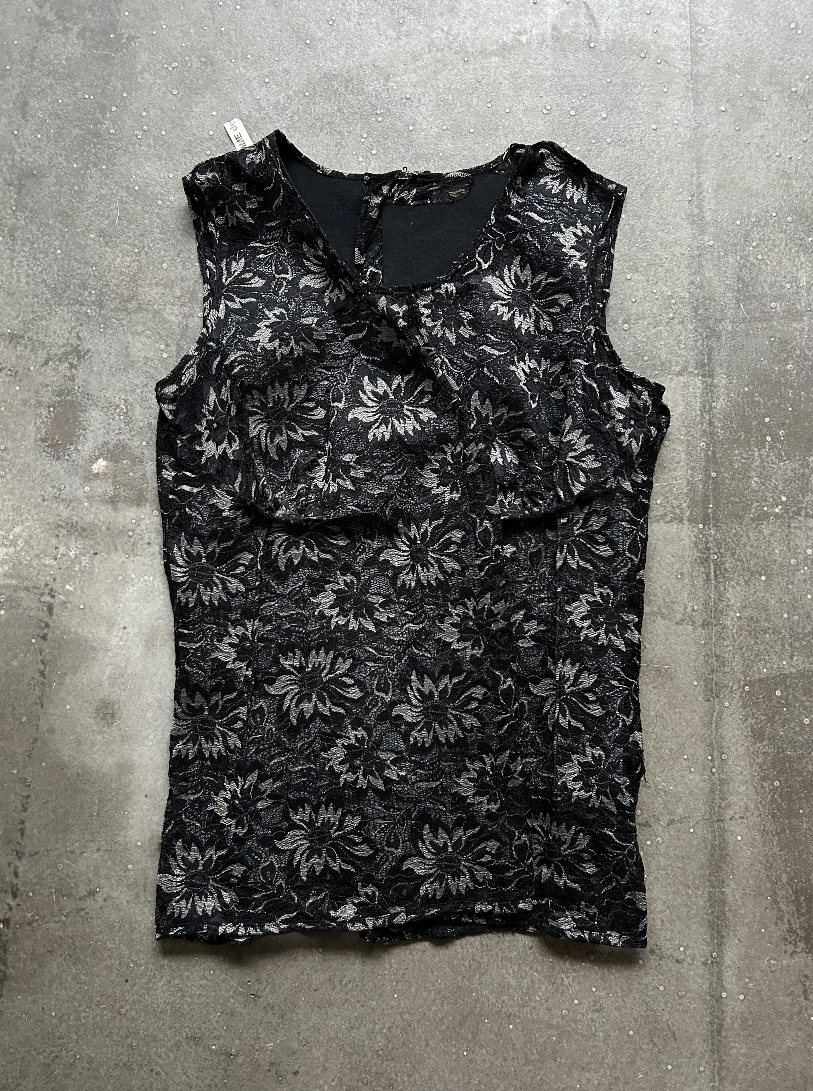 Comme des Garcons COMME des GARÇONS Floral Mesh Vest Size US M / EU 48-50 / 2 - 1 Thumbnail