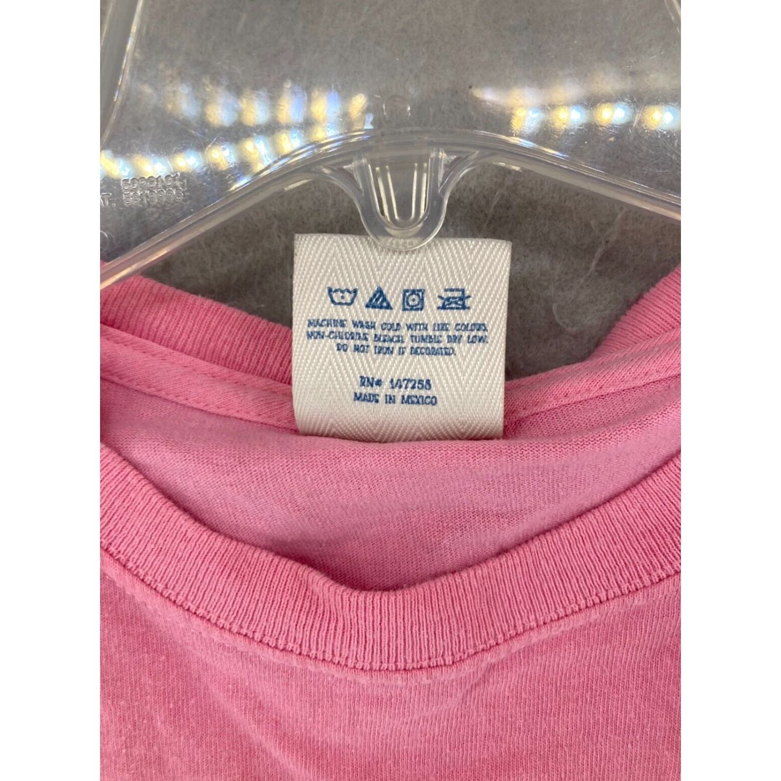 Pinko Simply Southern Women's T-Shirt Large Pink Graphic Print "Don't Be Afraid to Sparkle" Casual Crew Neck Regular Fit Size L / US 10 / IT 46 - 7 Thumbnail