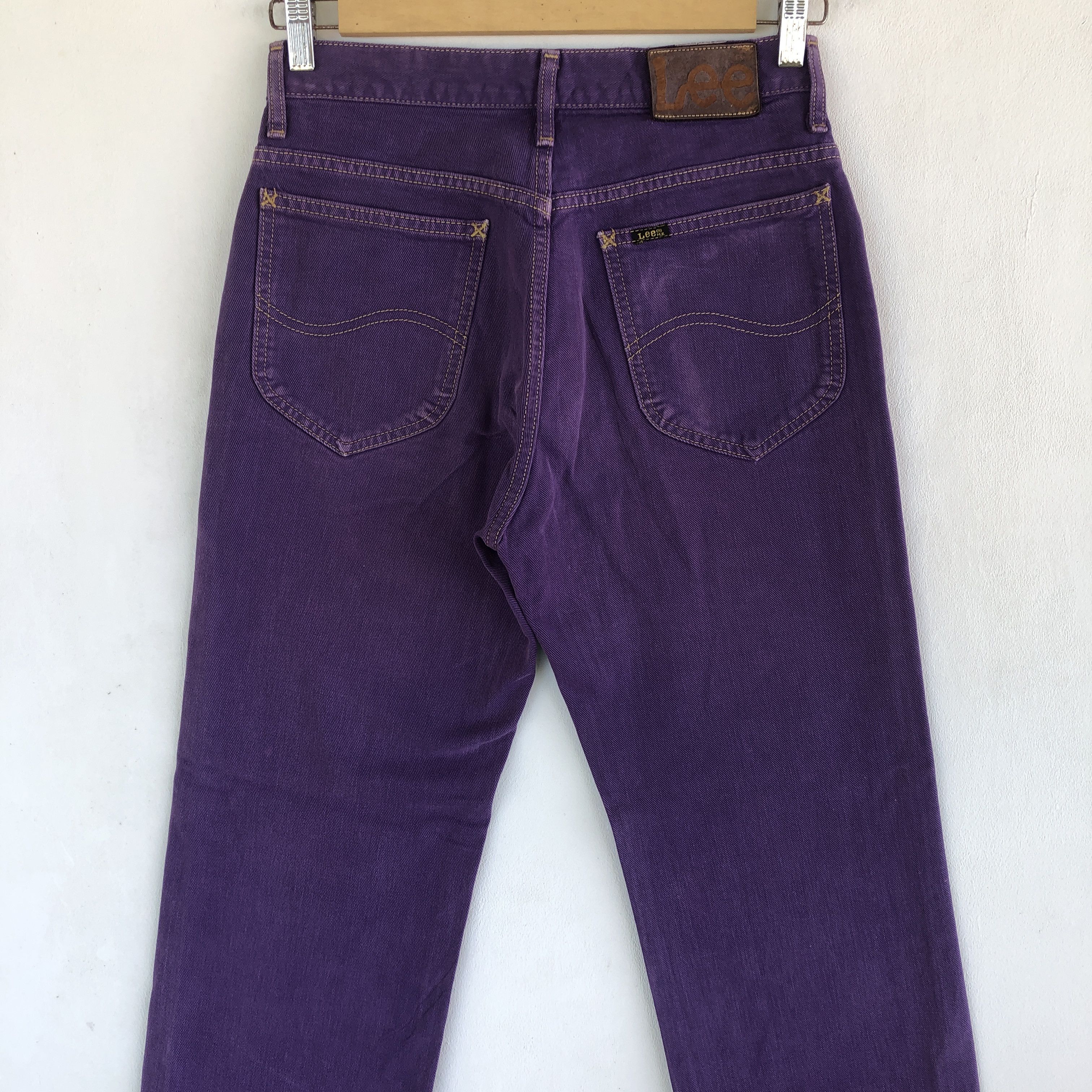 Lee Vintage Lee Riders Jeans Purple Lee Sanforized Denim Pants Size 26" / US 2 / IT 38 - 4 Thumbnail